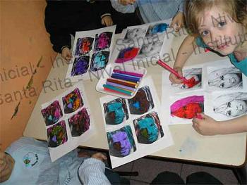 sala de 5 trabajo sobre warhol